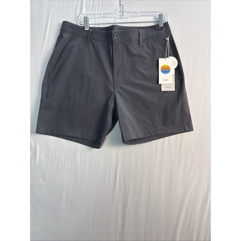 Vuori Men's Aim Shorts Charcoal Size 33 (1754)